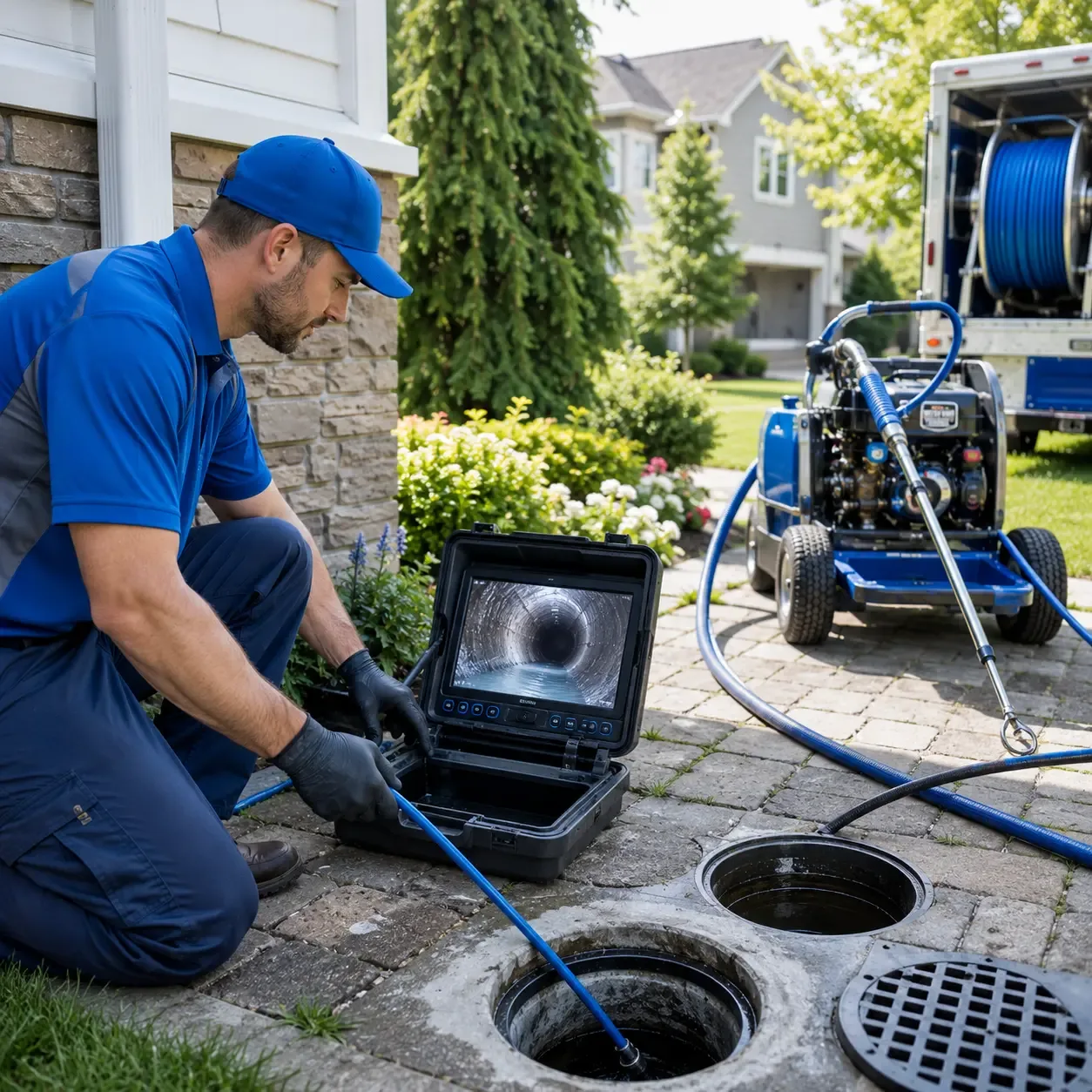 Outdoor drain cleaning professionals serving Almena, KS